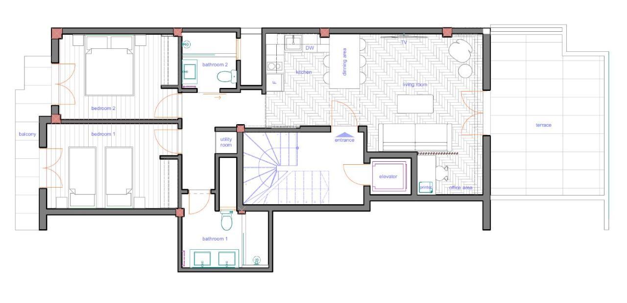 Athena Blue Lux Penthouse 2Br 2Ba With Skyline Terrace, Near Kolonaki Apartment Exterior photo