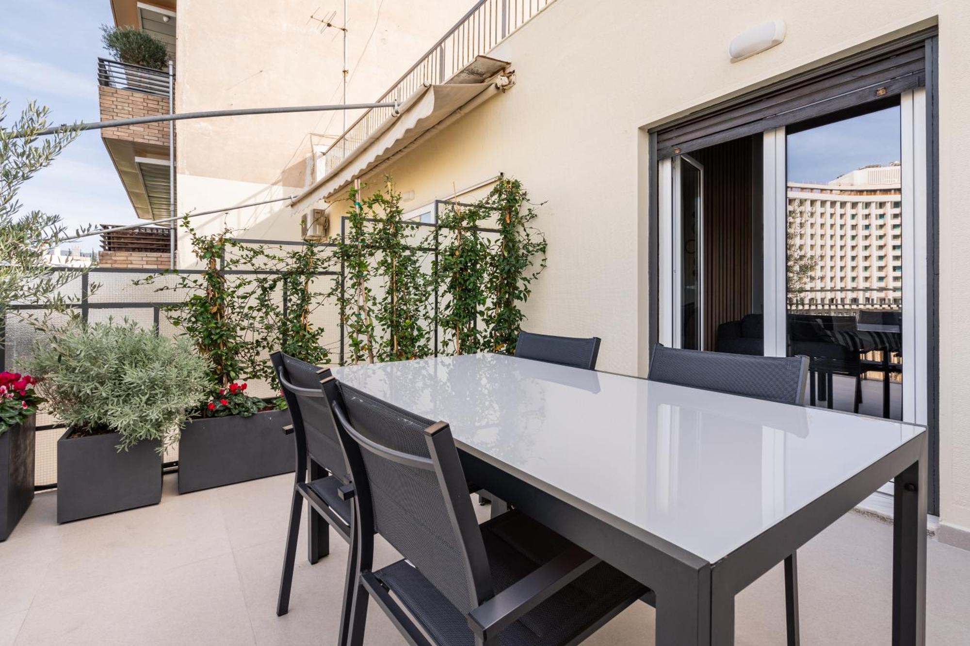 Athena Blue Lux Penthouse 2Br 2Ba With Skyline Terrace, Near Kolonaki Apartment Exterior photo